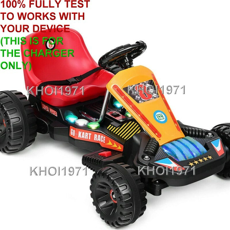 AC Wall Charger Adapter for 6V Battery Go Kart Ride-On Toy