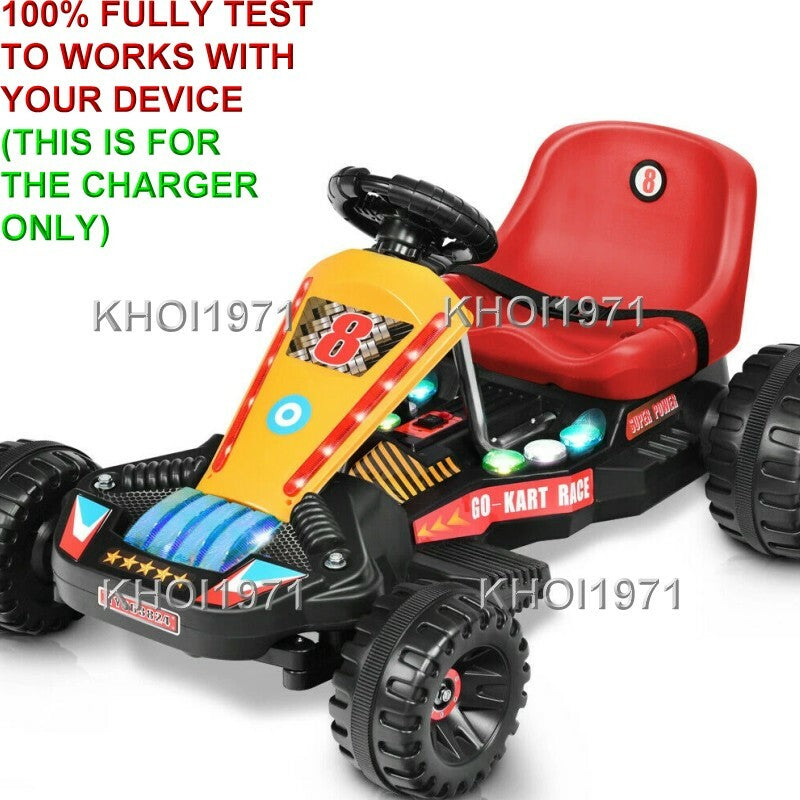 AC Wall Charger Adapter for 6V Battery Go Kart Ride-On Toy