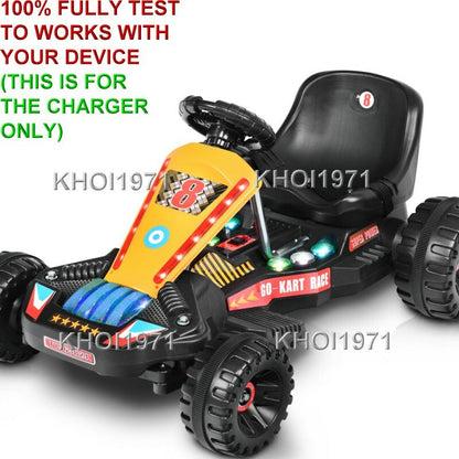 AC Wall Charger Adapter for 6V Battery Go Kart Ride-On Toy