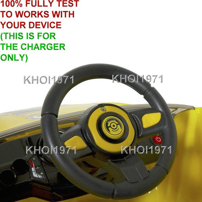 AC Wall Charger Adapter for 8802-42 Minions Speed Coupe Ride-On Toy