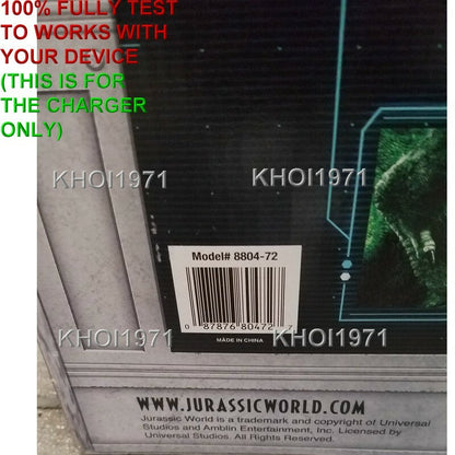 AC Wall Charger Adapter for 8804-72 Jurassic World Fallen Kingdom Quad Vehicle