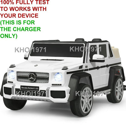 AC Wall Charger Adapter for Kids Ride-On Mercedes-Benz G650 Toy Car