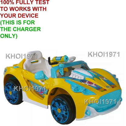 6V AC Wall Charger Adapter for Baby Shark Super Car Ride-On Toy