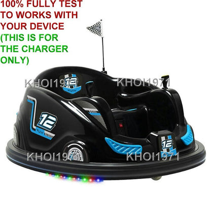Wall Charger AC Adapter for Flybar Bumper Car Funpark Ride-On 12V Battery