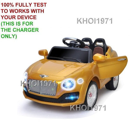 Wall AC Charger Adapter for Kids Ride-On Car GOLD TY564944 with Remote Control