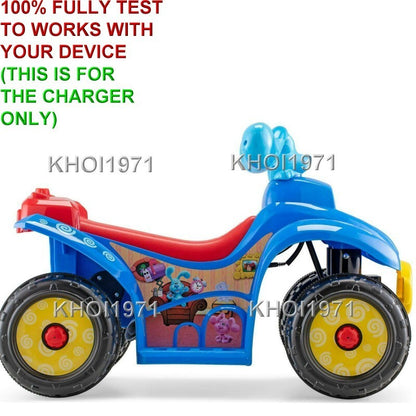 6V AC Wall Charger Adapter for Kids Trax Ride-On KT1559WM Nickelodeon Blues Clues Toy