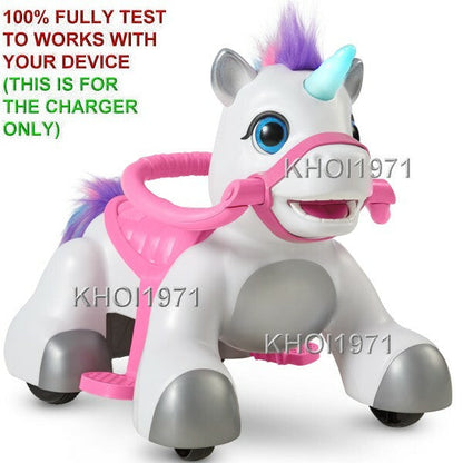 AC Adapter Charger for KidTrax Ride-On Unicorn 6V Battery