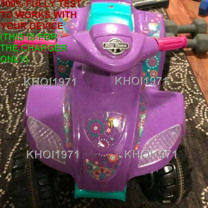 6V AC Wall Charger Adapter for KT1014KM Kid Trax Melody Toddler Quad Ride-On Toy
