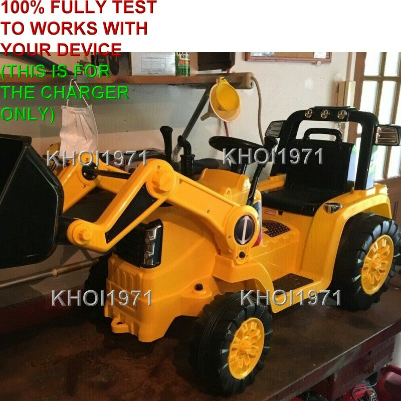 AC wall charger adapter for KT1092 Pacific Cycle CAT bulldozer and tractor ride-on