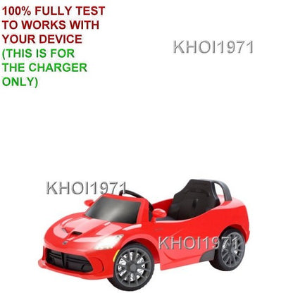 6V AC Wall Charger Adapter for KT1108TG KT1113TGI Kid Trax SRT Viper Ride-On Battery