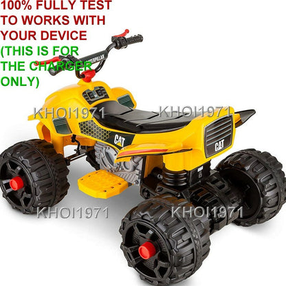 12V AC Wall Charger and Adapter for KT1214 Kid Trax CAT Quad Ride-On Battery