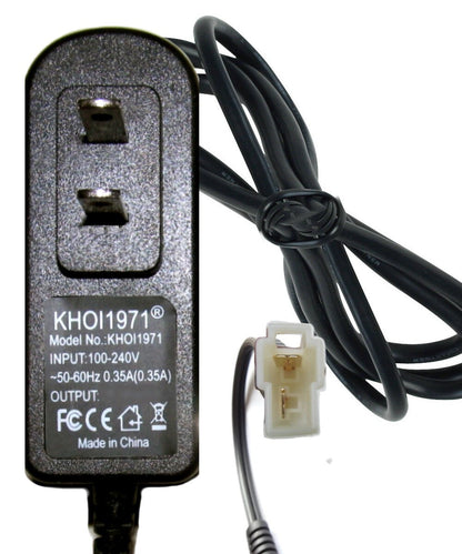 6V AC Wall Charger Adapter for KT1296 Kid Trax Spider-Man Quad Ride-On Battery