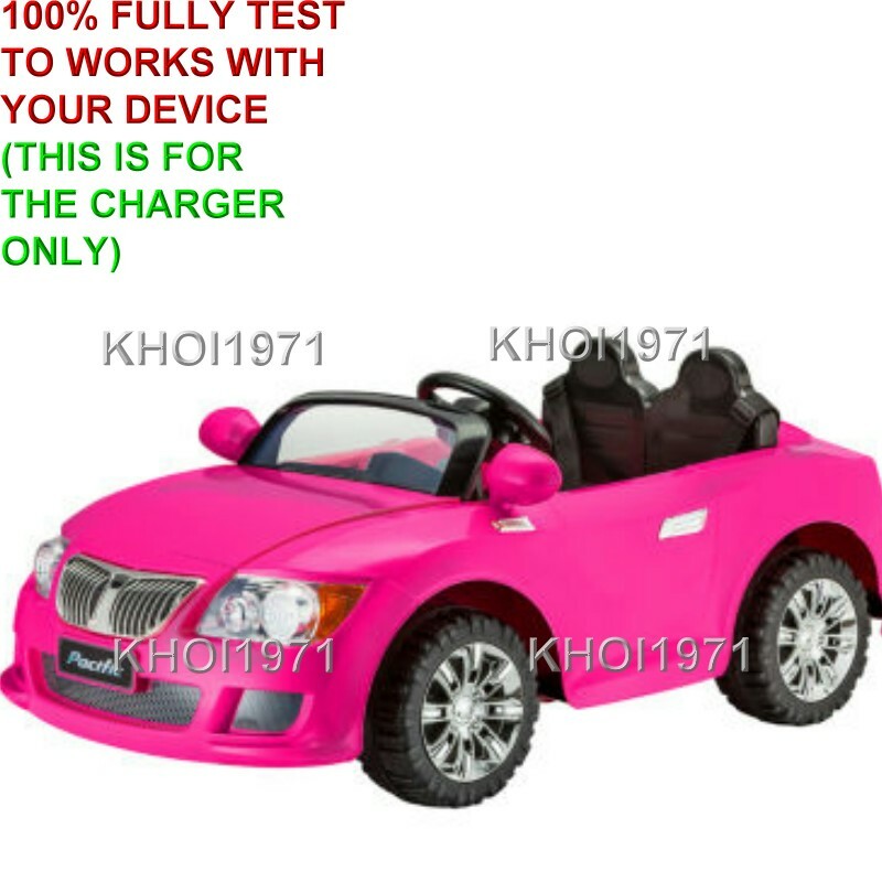 12V AC Wall Charger Adapter for KT1342WM Kidtrax Cool Car Convertible Ride-On