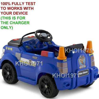 AC Wall Charger Adapter for KT1509WM KidTrax Paw Patrol Chase Ride-On Toy