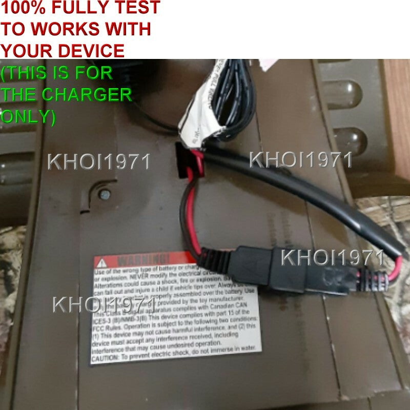 AC Wall Charger Adapter for Mossy Oak Break Up Infinity KT1263 Ride-On Toy