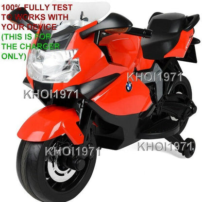 Wall Charger AC Adapter for Red BMW K1300S 12V Motorcycle Ride-On Battery