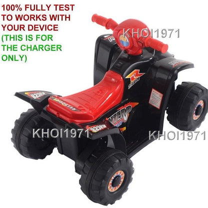 6V AC Wall Charger Adapter for Red 4-Wheeler ATV Ride-On Toy