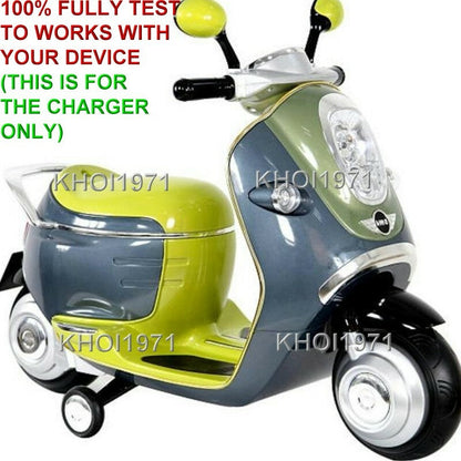 6V AC Wall Charger Adapter for Mini Electric Ride-On Scooter Model W338AC-F