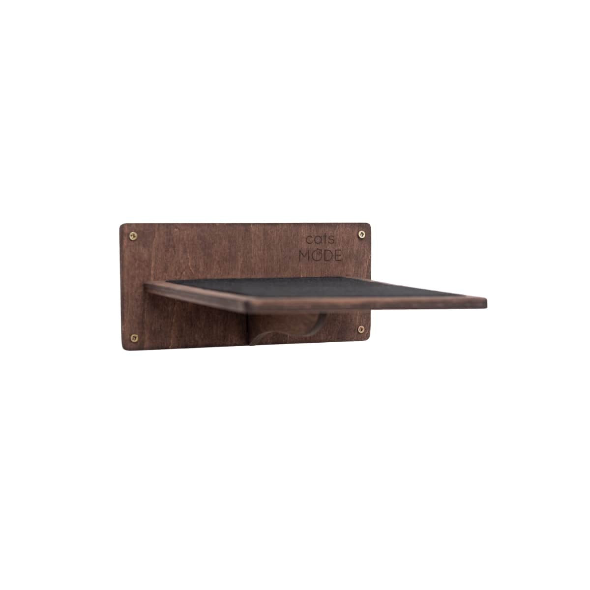 Wooden Decagon Platform - Dark Walnut