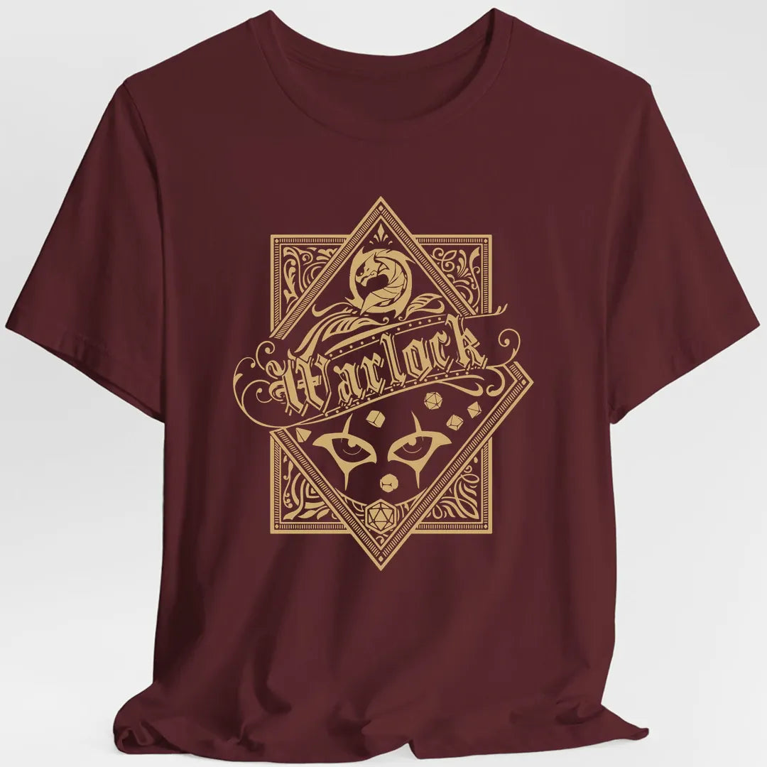 Warlock D&D Class Emblem T-shirt