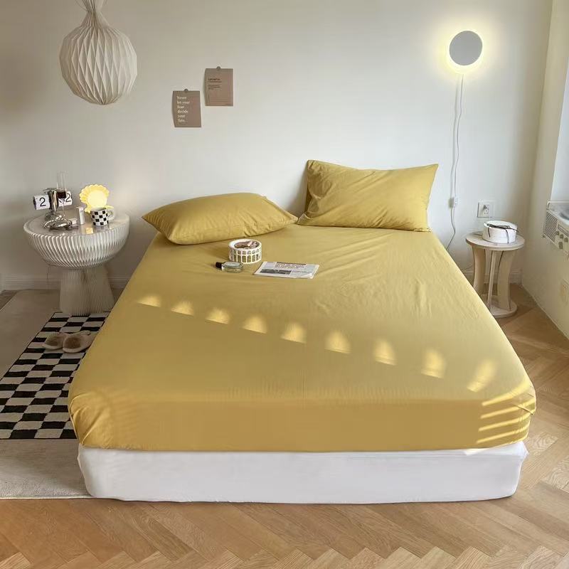 Washed Cotton Bed Sheets (15 Colors)