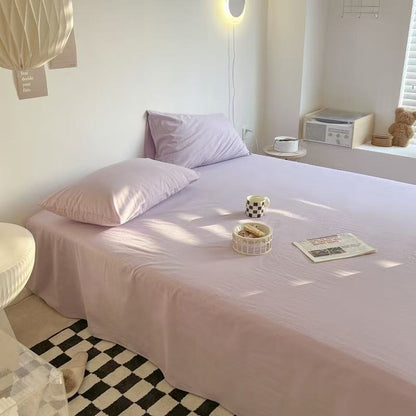 Washed Cotton Bed Sheets (15 Colors)