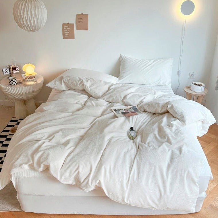 Washed Cotton Duvet Cover (14 Colors)