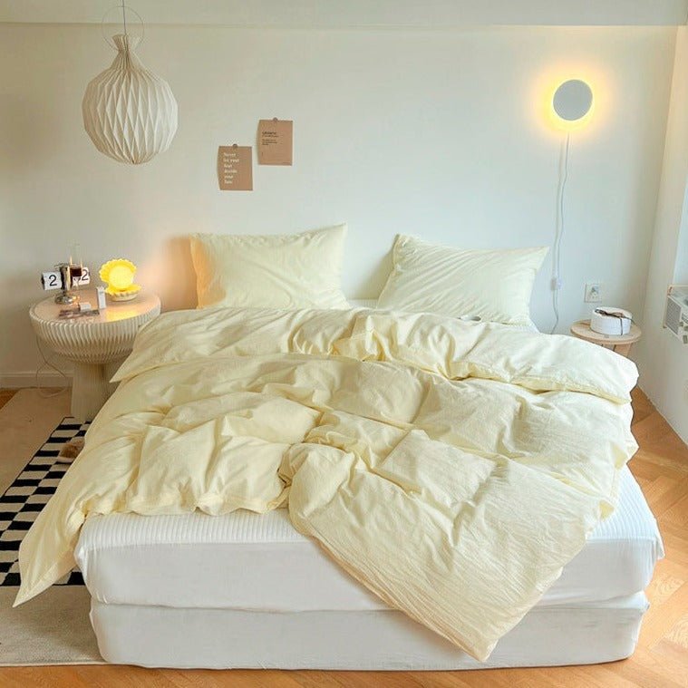 Washed Cotton Duvet Cover (14 Colors)