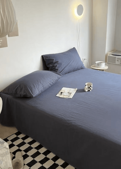 Washed Cotton Bed Sheets (15 Colors)