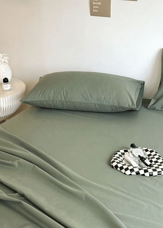 Washed Cotton Bed Sheets (15 Colors)