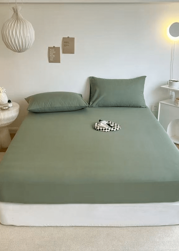Washed Cotton Bed Sheets (15 Colors)