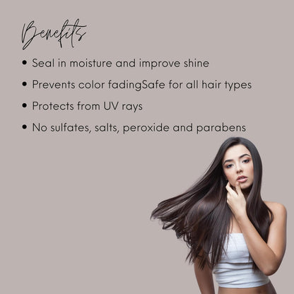 Watercolors Intense Hair Glossifier, Anti Frizz & UV Protector Finishing Spray 4 oz