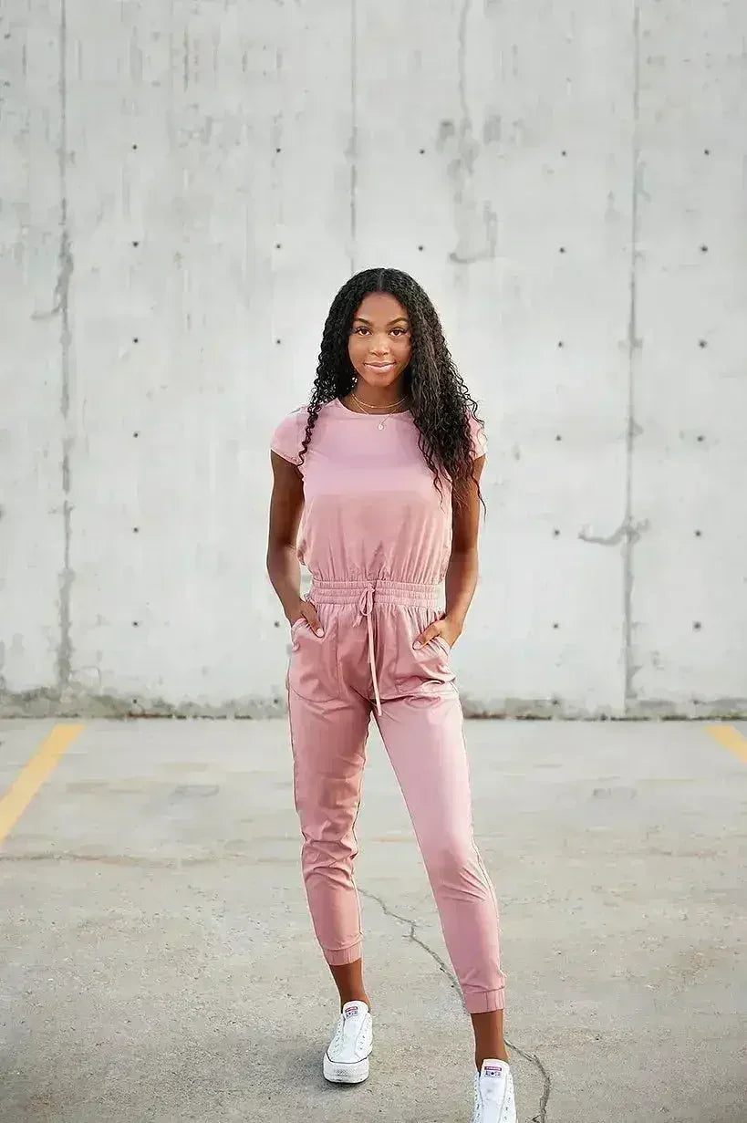 DT Unity Jumpsuit in Pink Lemonade