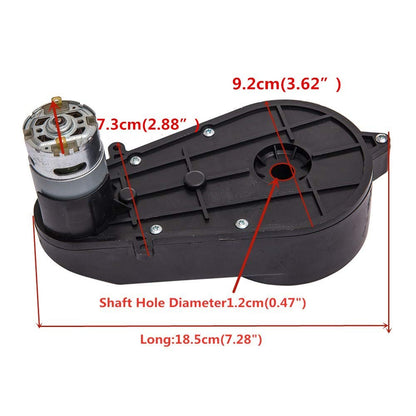 12V DC High Torque 40000RPM Gearbox Motor for Kids Ride-On Vehicles
