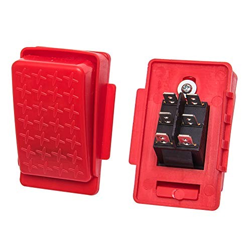 6V and 12V Foot Pedal Accelerator with Reset Control Switch for Kids Ride-On Vehicles
