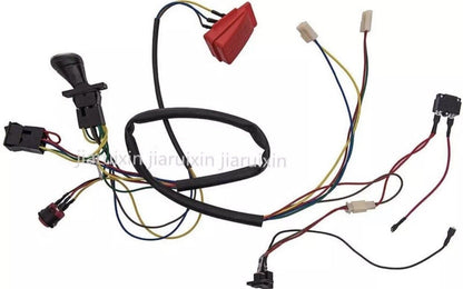 Children's Electric DIY Car Kit with Wiring Accessories for Self-Assembly Toy