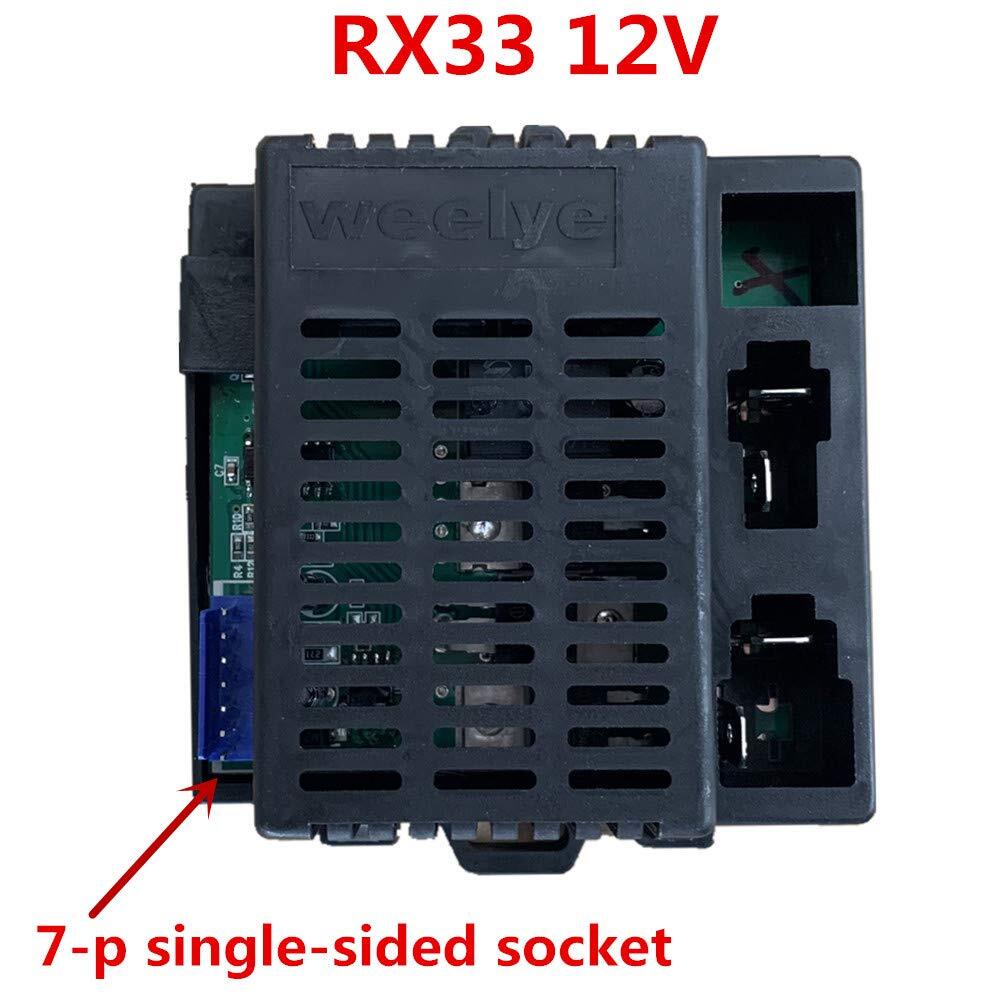 12V RX33 Remote Control Receiver and Controller Box with Accessories for Children's Electric Vehicles