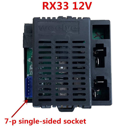 12V RX33 Remote Control Receiver and Controller Box with Accessories for Children's Electric Vehicles