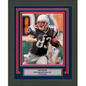 Framed Autographed/Signed Wes Welker New England Patriots 8x10 Football Photo JSA COA