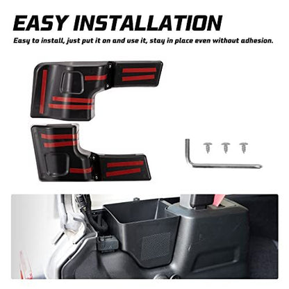 Rear Wheel Well Storage Trunk Organizer for 2018-2023 Jeep Wrangler JL
