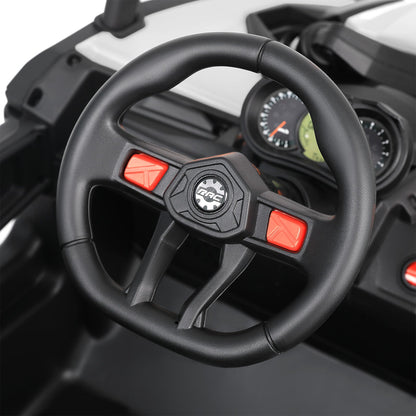 12V Kids Electric Off-Road UTV Ride-On Vehicle with Music, LED Lights, and Remote Control