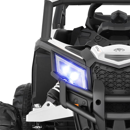 12V Kids Electric Off-Road UTV Ride-On Vehicle with Music, LED Lights, and Remote Control