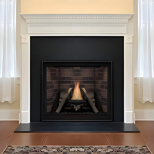 White Mountain Hearth (Empire) Tahoe 36-Inch Clean Face Direct Vent Natural Gas Traditional Premium Fireplace [DVCP36BP30N/70N] (SAK26519)