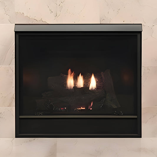 White Mountain Hearth (Empire) Tahoe 42-Inch Clean Face Direct Vent Deluxe Millivolt Fireplace [DVCD42FP30N/71P] (SAK56352)