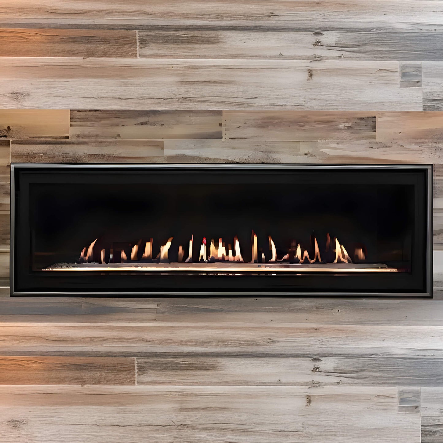 White Mountain Hearth (Empire) Boulevard 60-Inch Direct Vent Contemporary Linear Fireplace [DVLL60BP90N/P] (SAK24680)