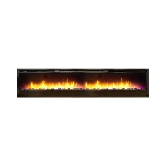 White Mountain Hearth (Empire) Nexfire 74-Inch Contemporary Linear Electric Wall Mount Fireplace [EBL74] (SAK14782)