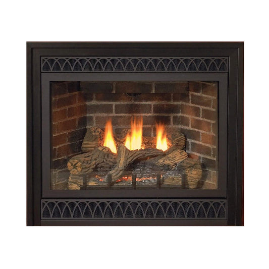 White Mountain Hearth (Empire) Tahoe 32-Inch Direct Vent Deluxe Fireplace With On/Off Switch [DVD32FP] (SAK35129)