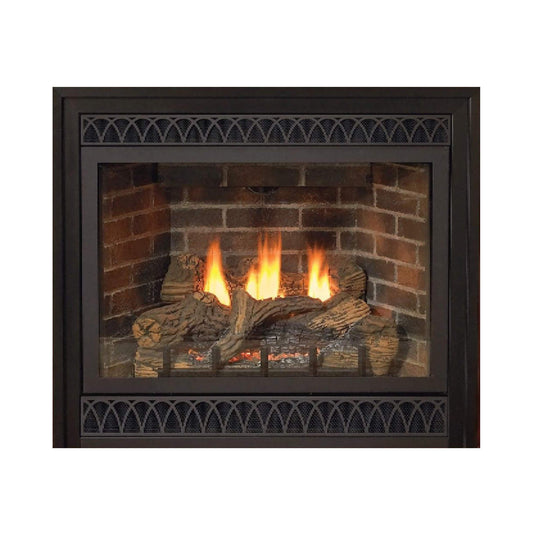 White Mountain Hearth (Empire) Tahoe 36-Inch Propane Gas Direct Vent Deluxe Fireplace [DVD36FP] (SAK67105)