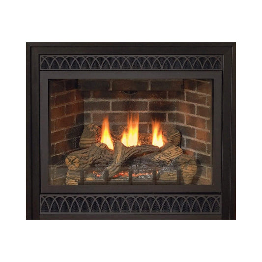 White Mountain Hearth (Empire) Tahoe 42-Inch Natural Gas Direct Vent Deluxe Fireplace [DVD42FP] (SAK56218)