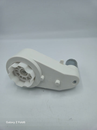 Silver Electric Ride-On Car Bike Toy with High-Speed Rear Motor and Gearbox